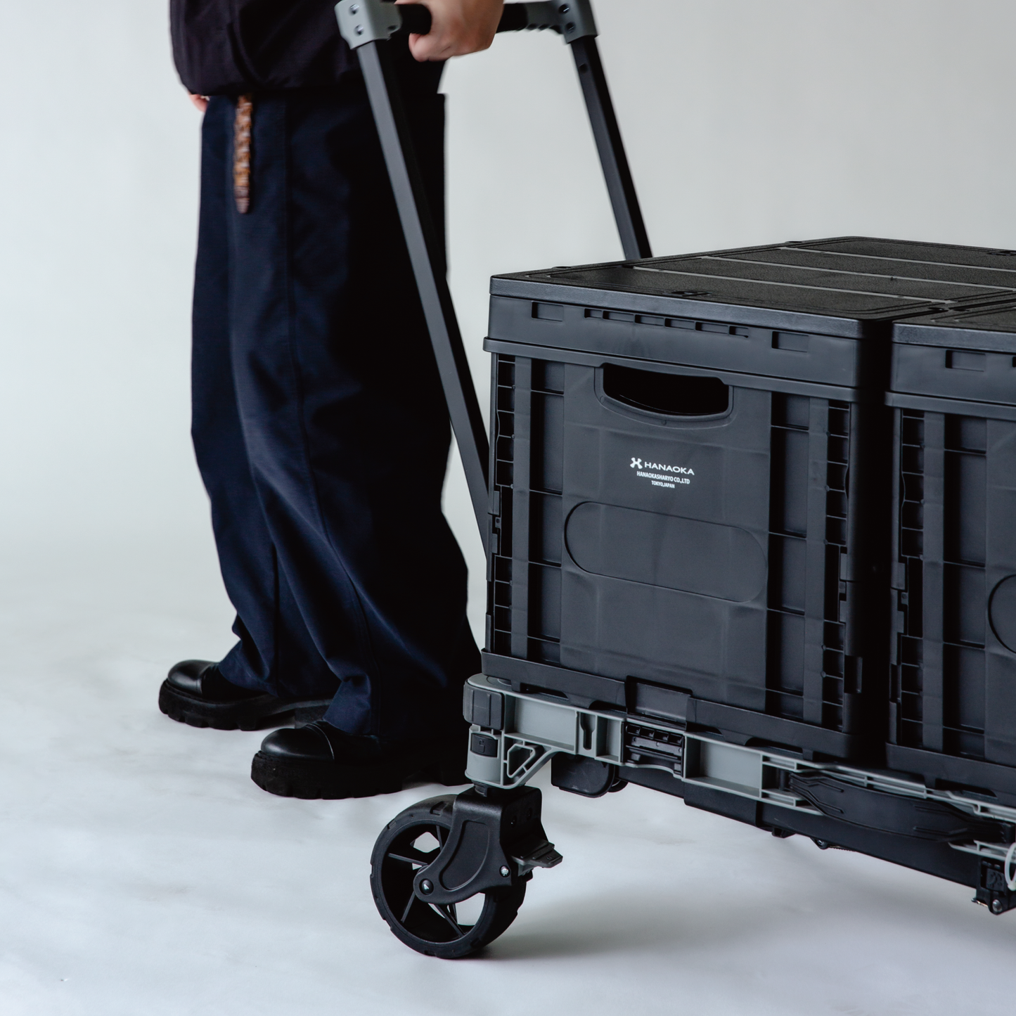 FLATCART DINING テーブルコンテナ/ブラック(2個)セット